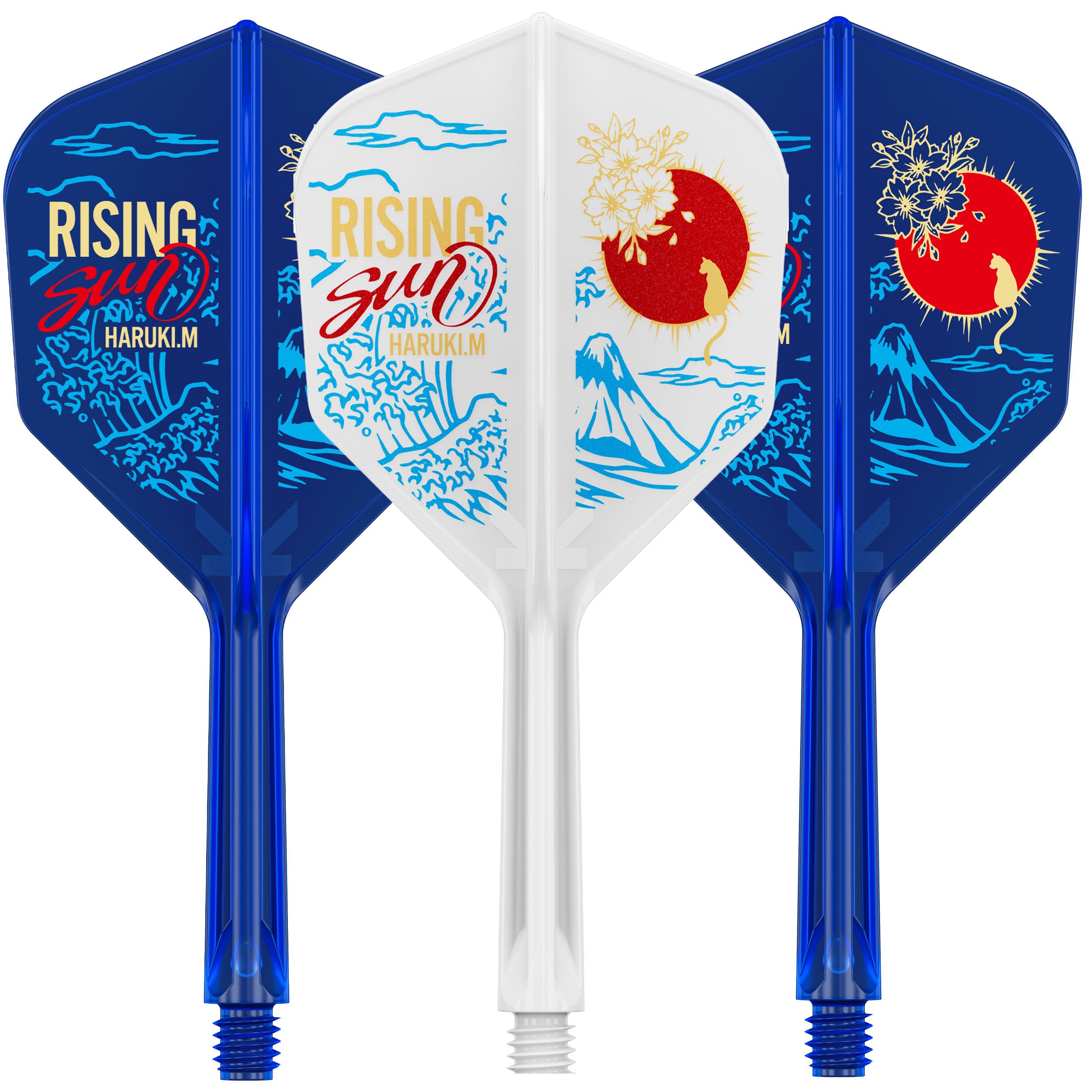 Target Japan Haruki Muramatsu 'Rising Sun' K-Flex Dart Flights - No6