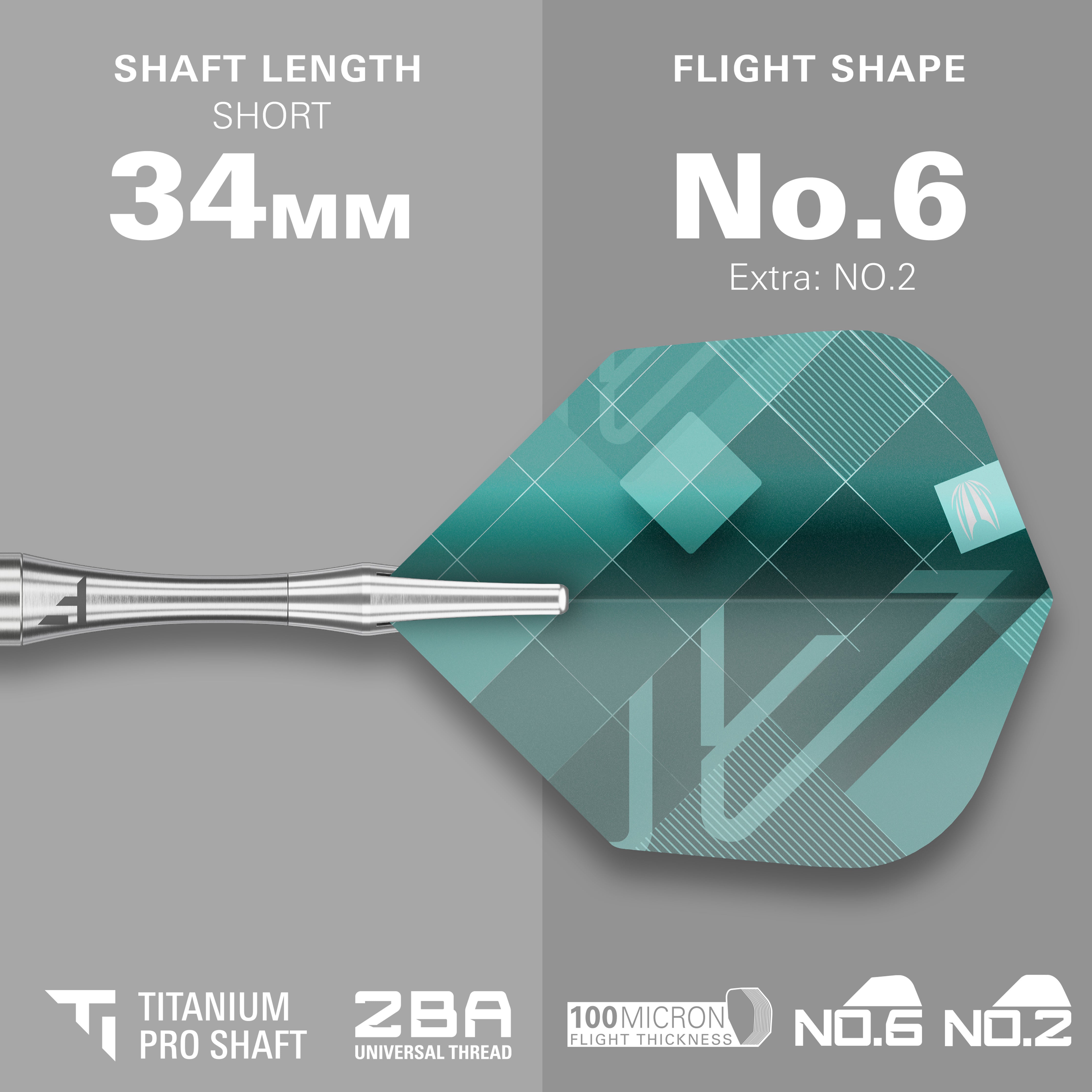 Target ROVE 02 Steel Tip Darts Set 2024 - 90% Tungsten - 23g 25g