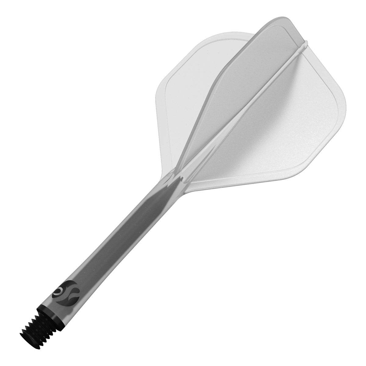 SHOT DARTS - FLIGHT DECK - ONE PIECE DART FLIGHT AND SHAFT SYSTEM - CLEAR