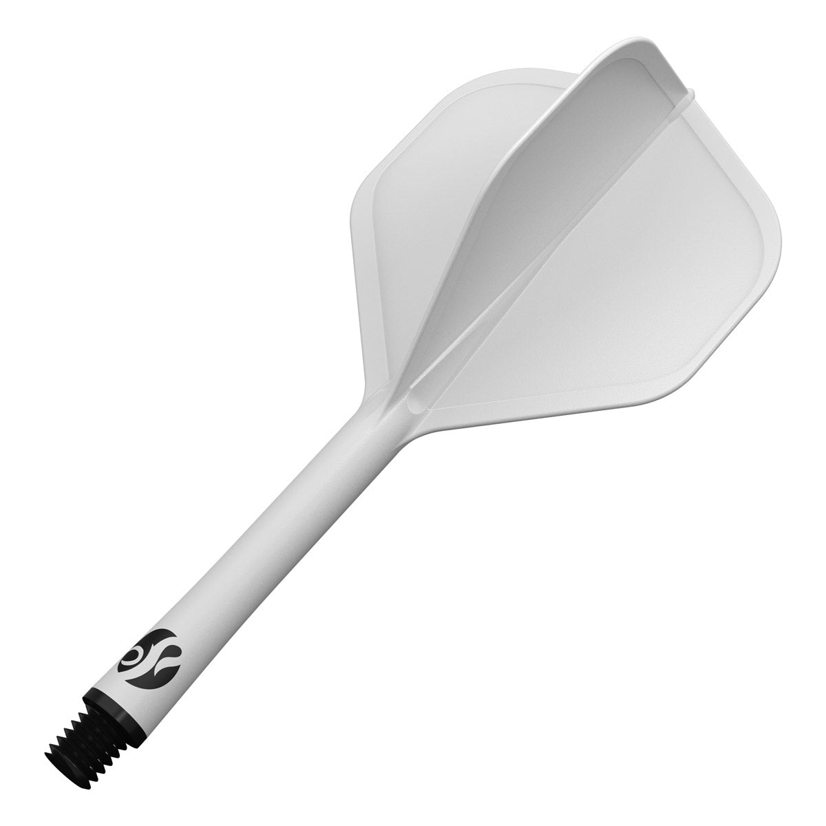 SHOT DARTS - FLIGHT DECK - ONE PIECE DART FLIGHT AND SHAFT SYSTEM - WHITE