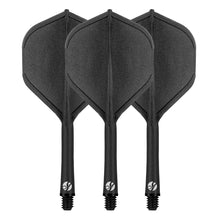 Shot Darts - Flight Deck - One Piece Dart Flight and Shaft System - Black