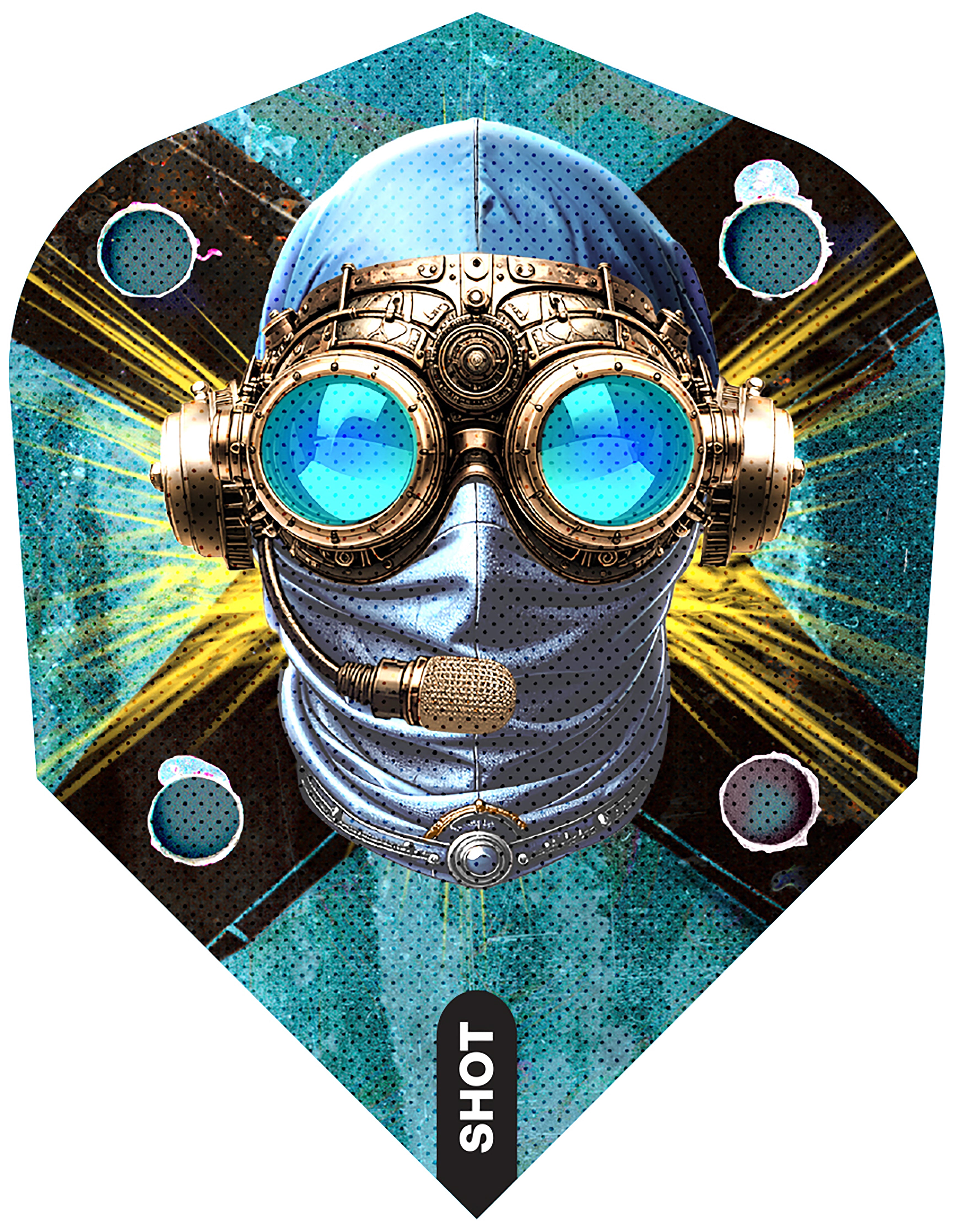 Shot Badlands Tova Dart Flight - Standard - No6 Shape