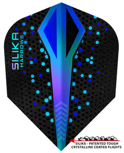 Harrows Silika - Colourshift Tough Crystalline Coating - No6 - Dart Flights - Blue