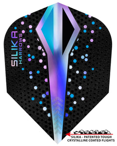 Harrows Silika - Colourshift Tough Crystalline Coating - No6 - Dart Flights - Silver