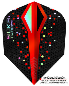 Harrows Silika - Colourshift Tough Crystalline Coating - No6 - Dart Flights - Red