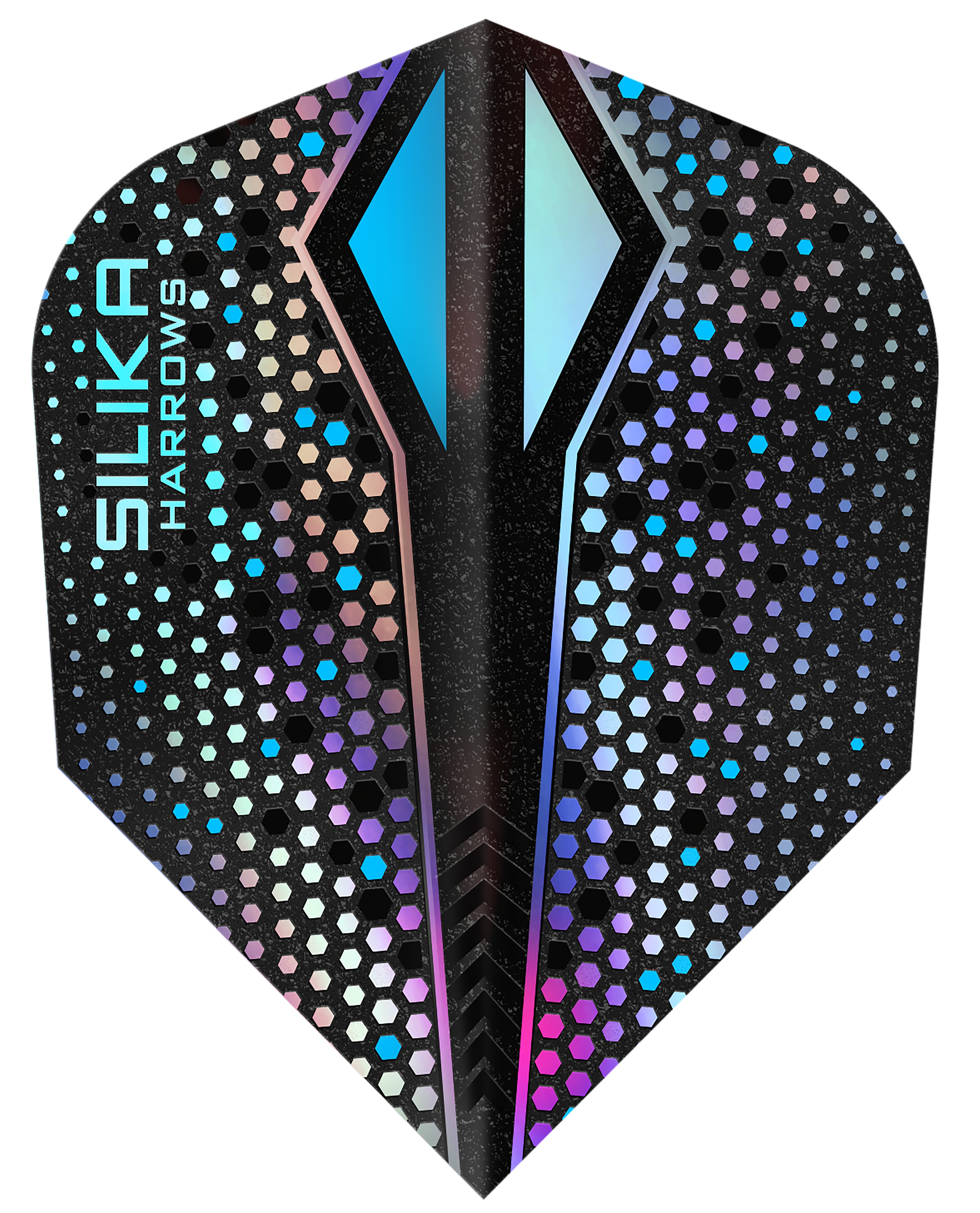 Harrows Silika - Colourshift-X - Tough Crystalline Coating - No6 - Dart Flights - Silver