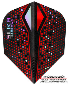Harrows Silika - Colourshift-X - Tough Crystalline Coating - No6 - Dart Flights - Red