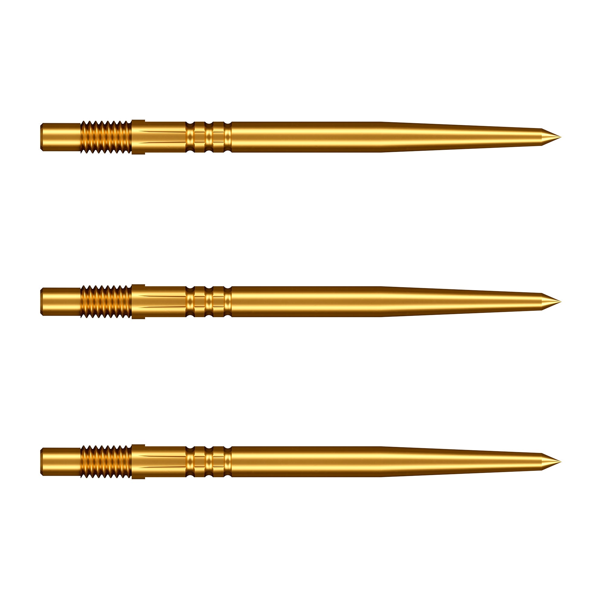 Shot Turbo Steel Tip Screw In Dart Points - Gold - 30mm 40mm