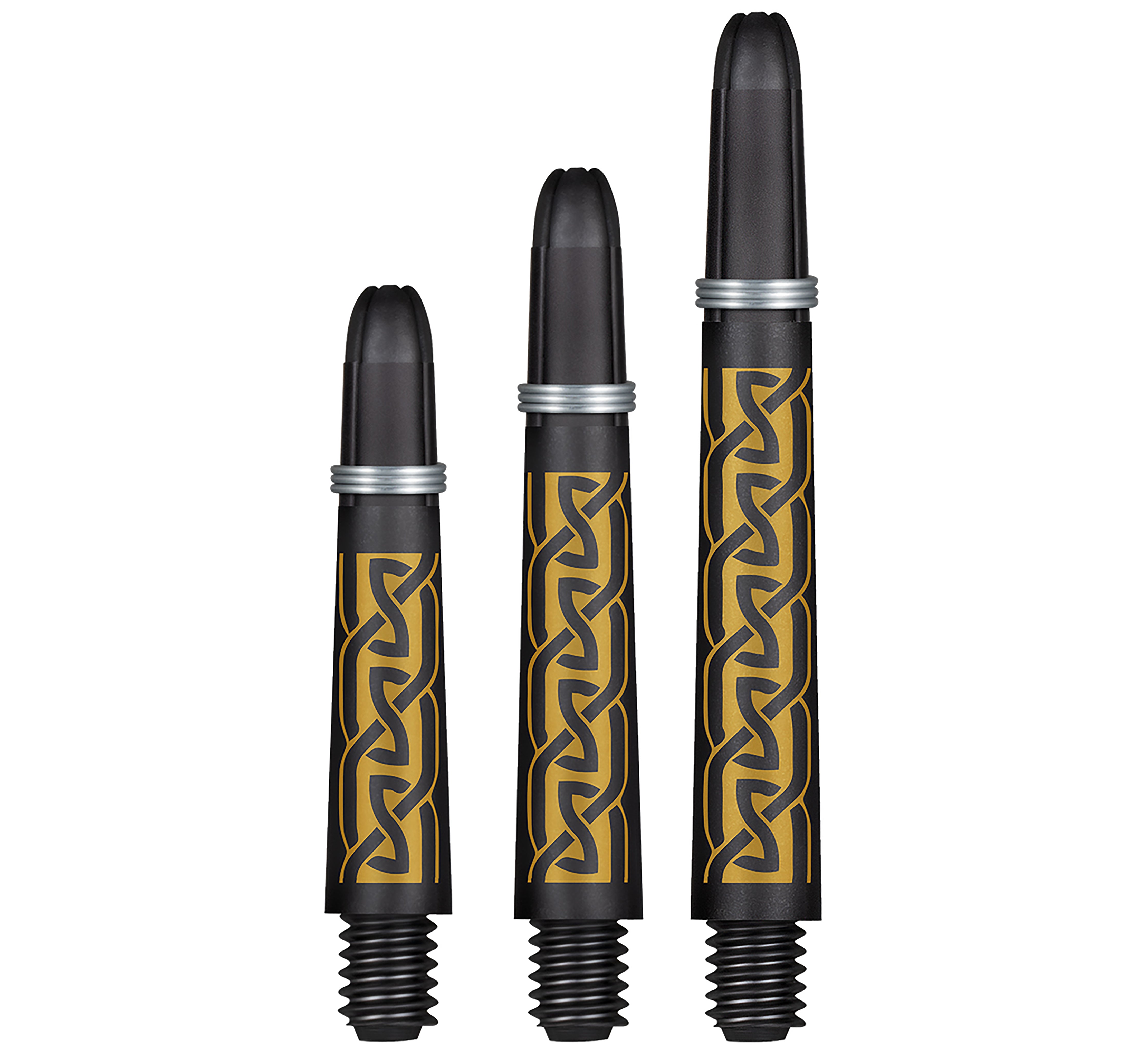 Shot Koi Carbon Dart Shafts - Helioknot Gold