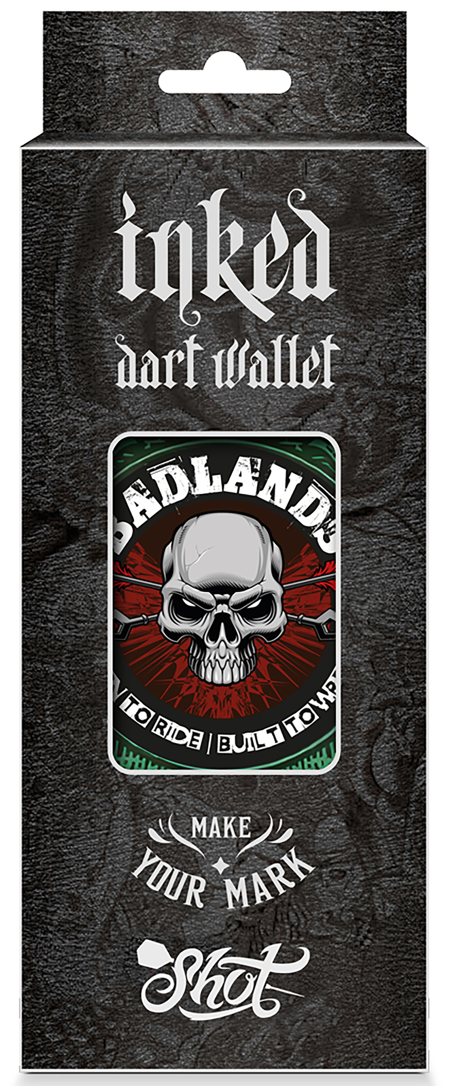 Shot Badlands Inked Dart Wallet - Green