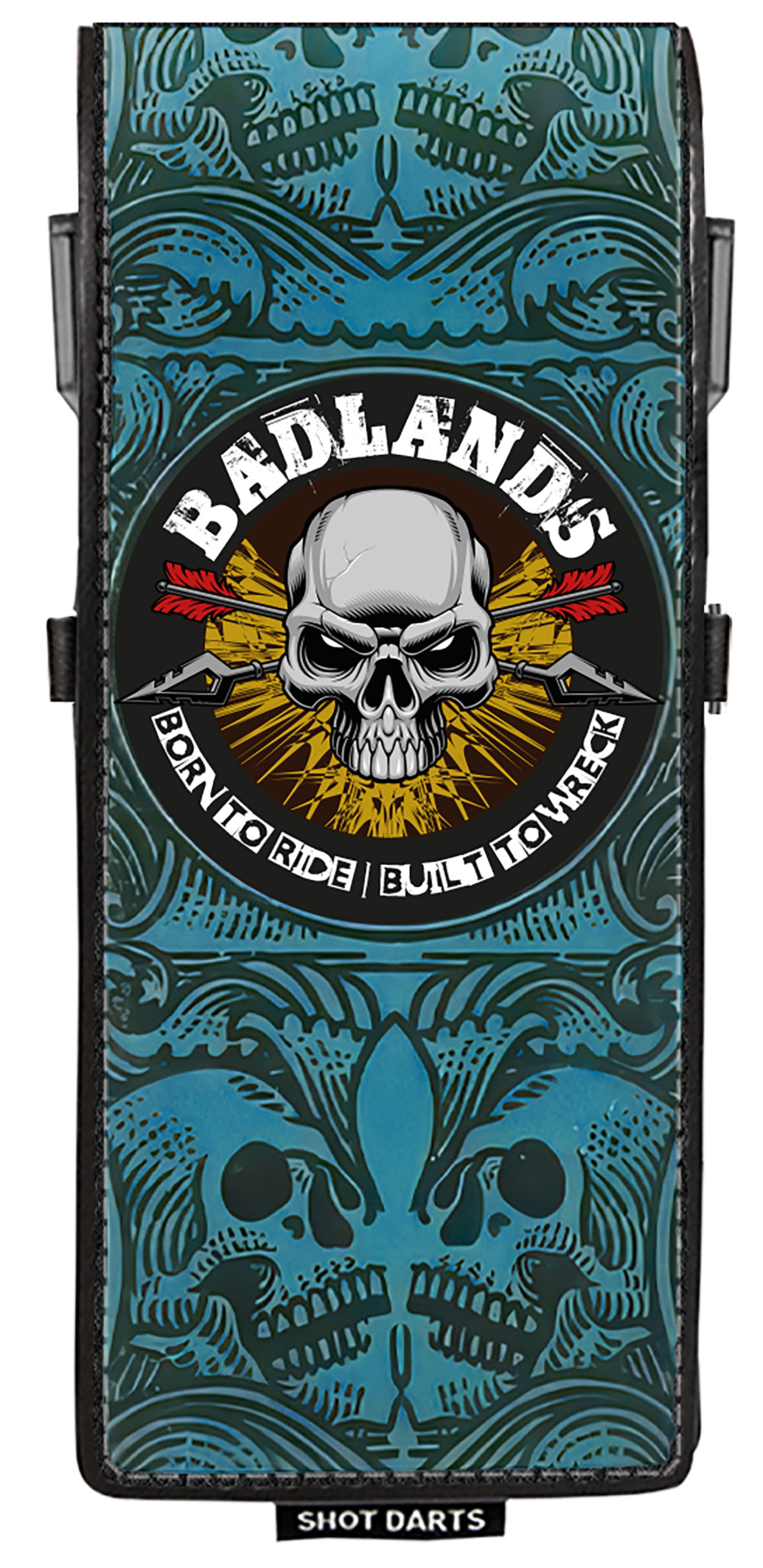 Shot Badlands Inked Dart Wallet - Blue