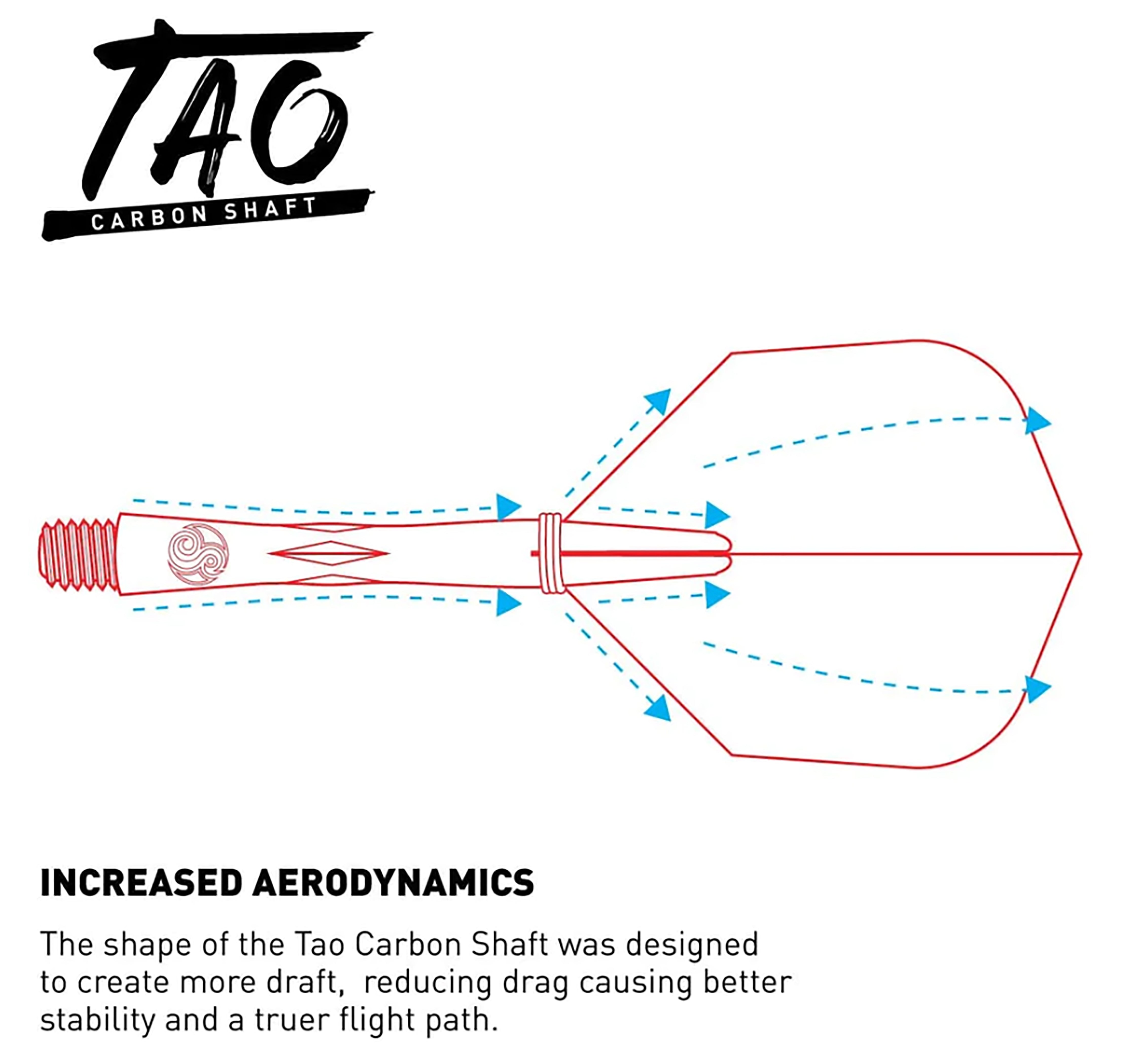 Shot - TAO Carbon Dart Shafts with Spring Ring