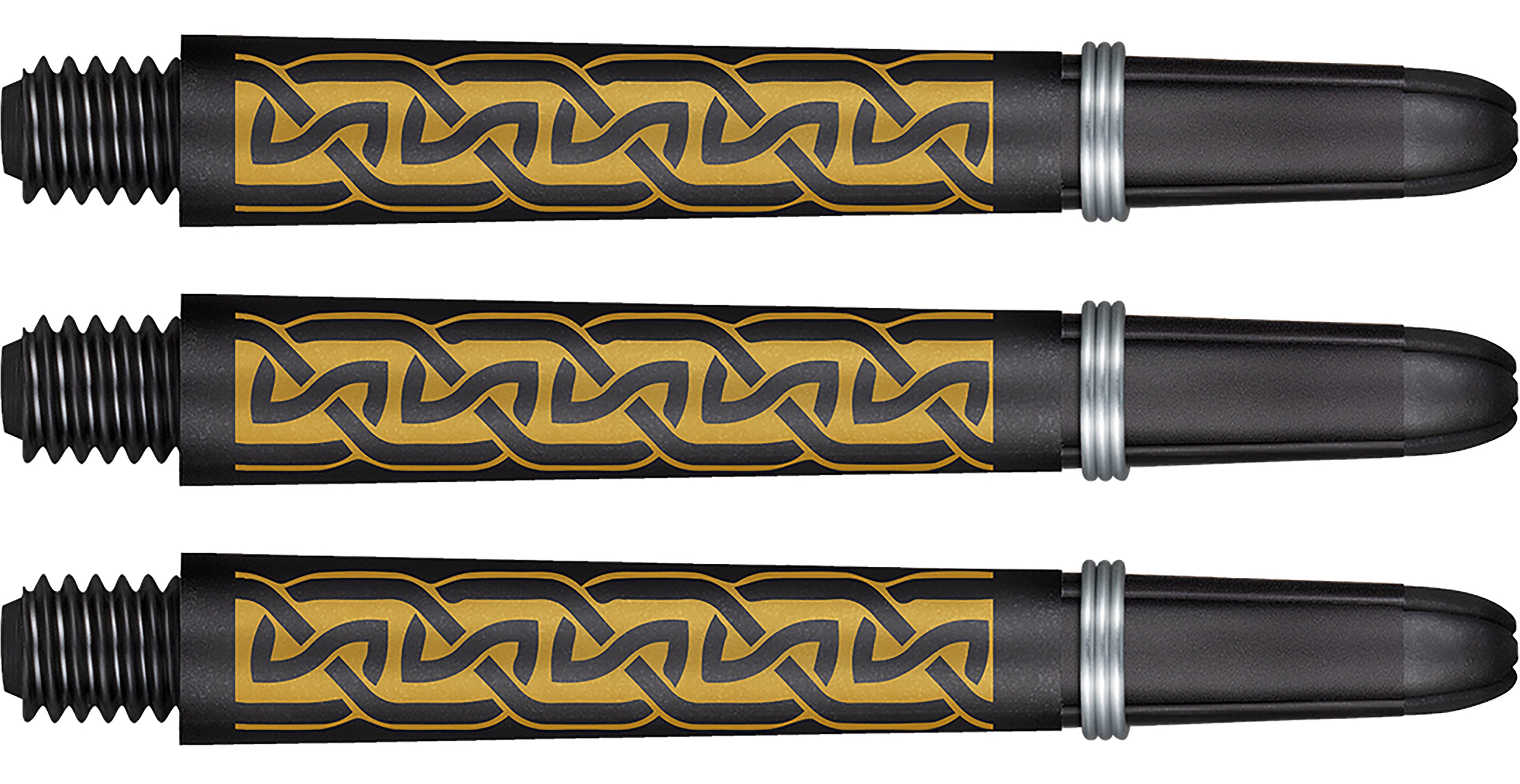 Shot Koi Carbon Dart Shafts - Helioknot Gold