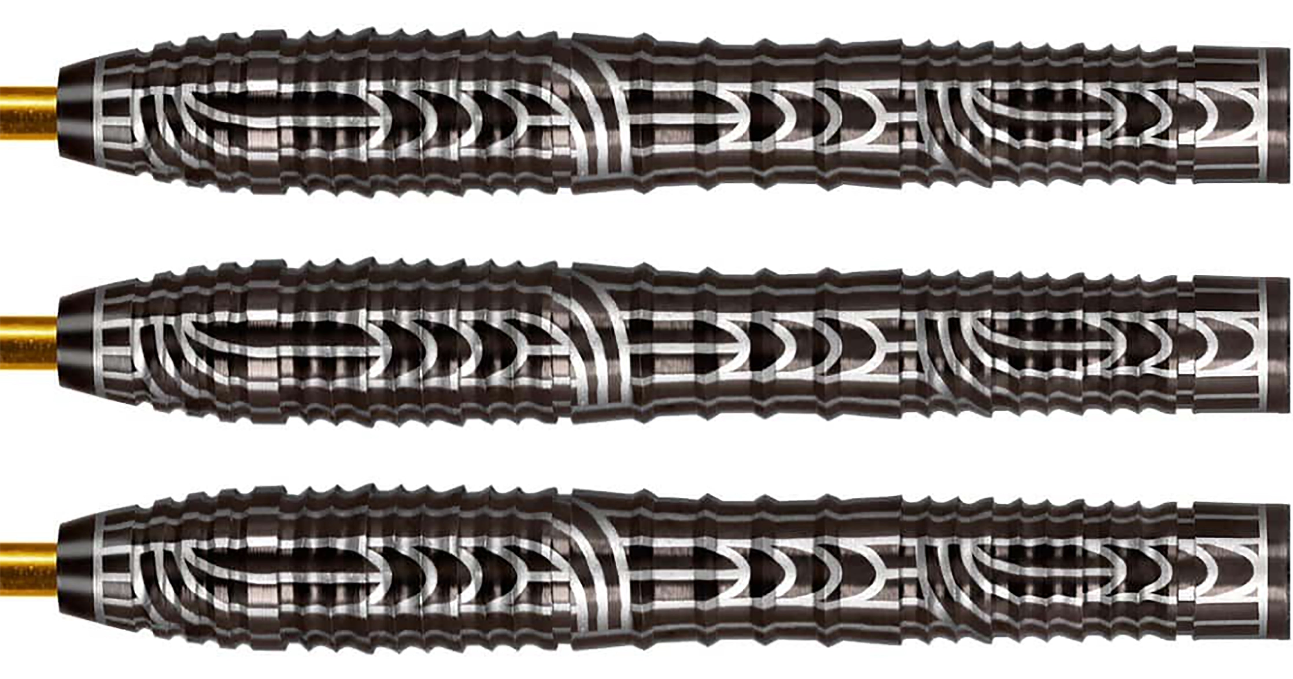 Shot Warrior Rutene Steel Tip Dart Set - 90% Tungsten Darts - 23g 24g