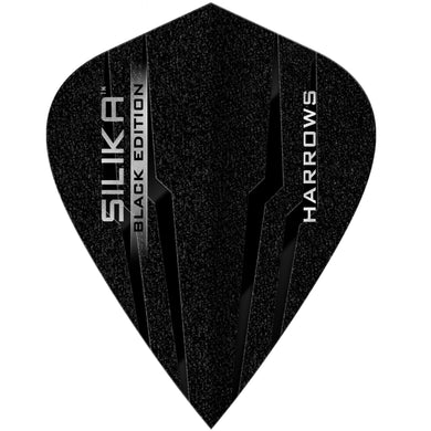 Harrows Silika Black Edition Dart Flights - Kite
