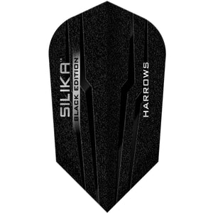 Harrows Silika Black Edition Dart Flights - Slim