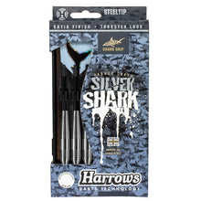 Harrows Silver Shark Tungsten Look Brass Steel Tip Darts - 24g