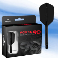 Mission Force 90 - New Moulded Flight & Shaft System - Slim - Black