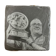 Slate Coaster - Stephen 'The Bullet' Bunting