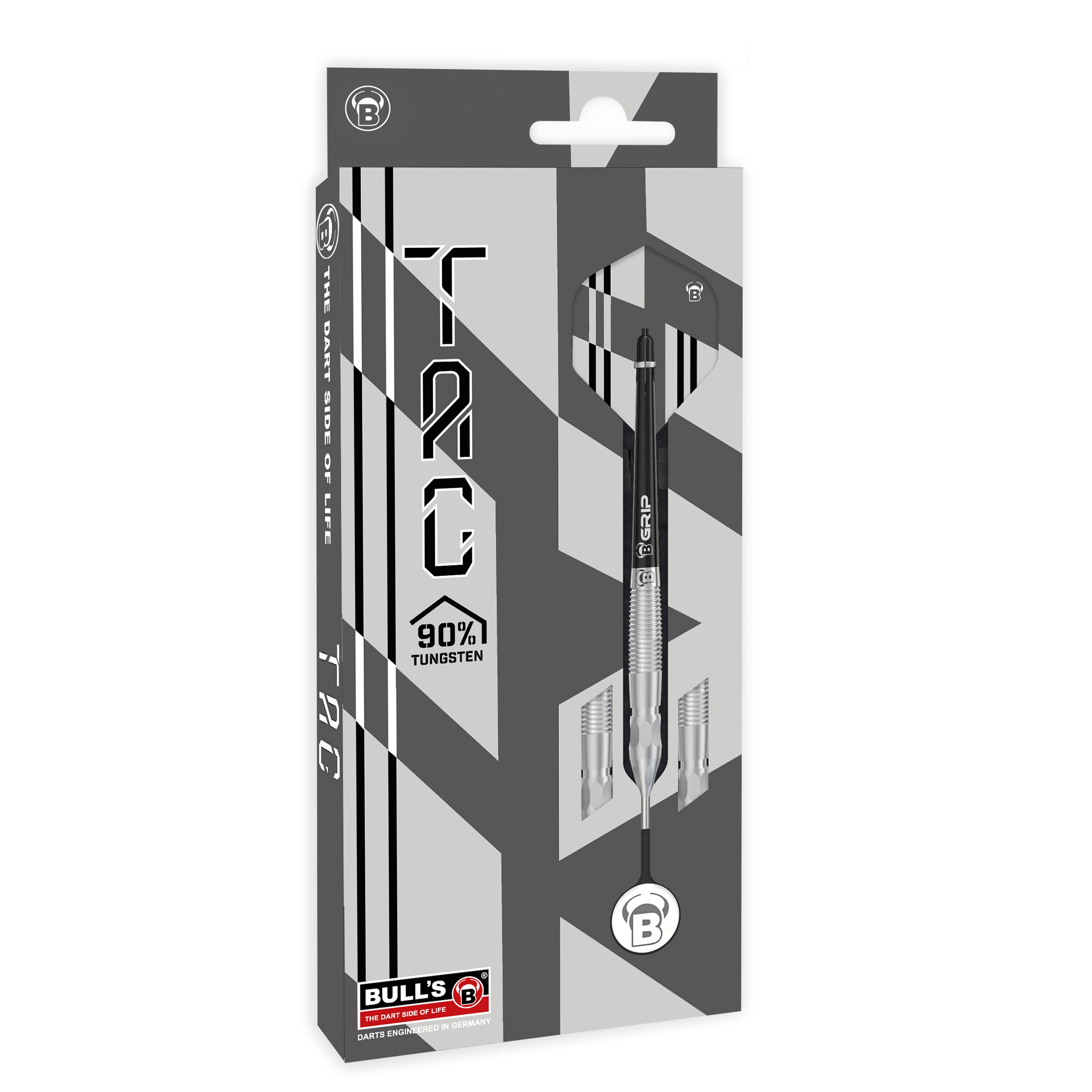 BULL'S Tac T2 Steel Tip Darts - 90% Tungsten - 21g 23g 25g