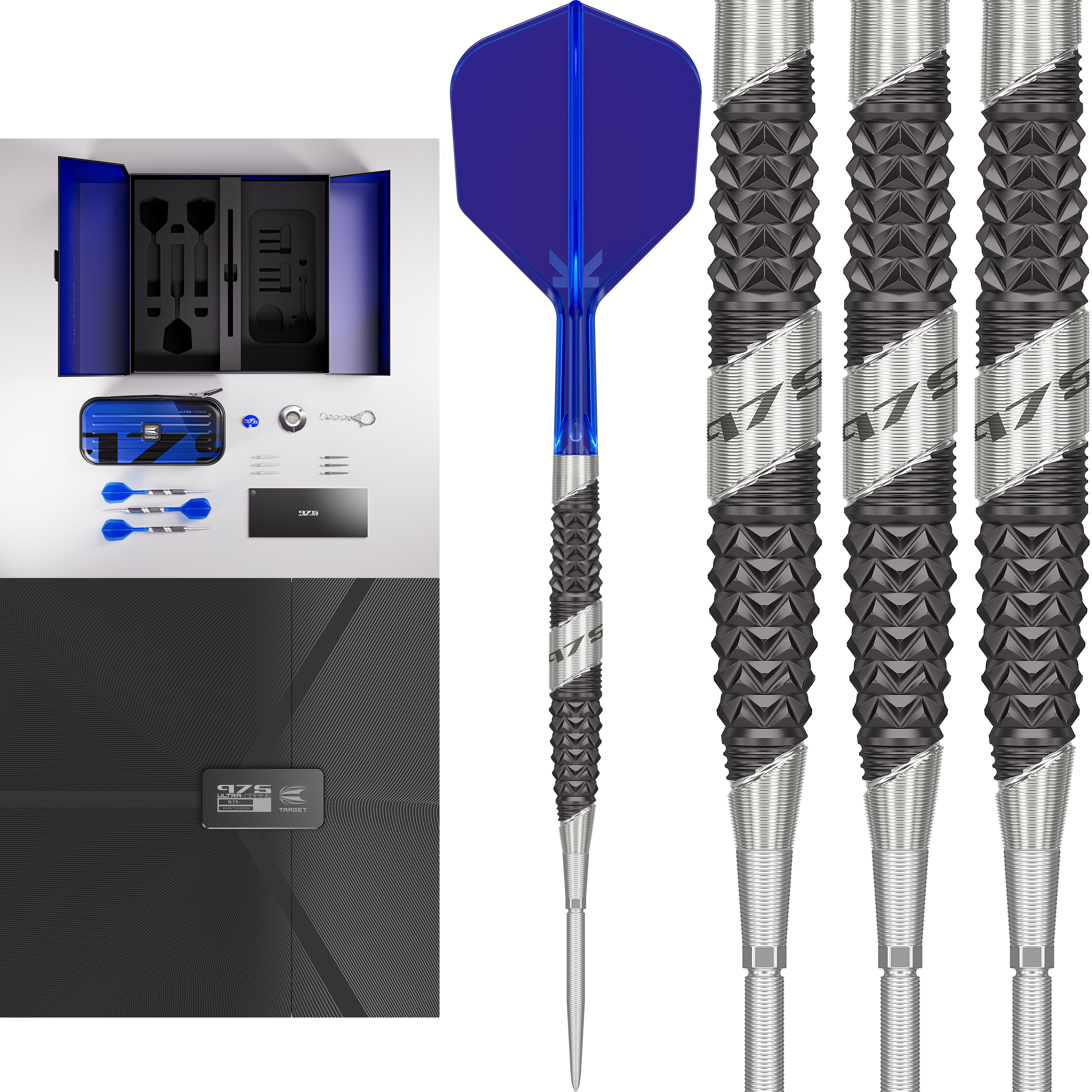 Target 975 Ultra Marine 03 -  97.5% Tungsten Darts - Swiss Point - 22g 24g