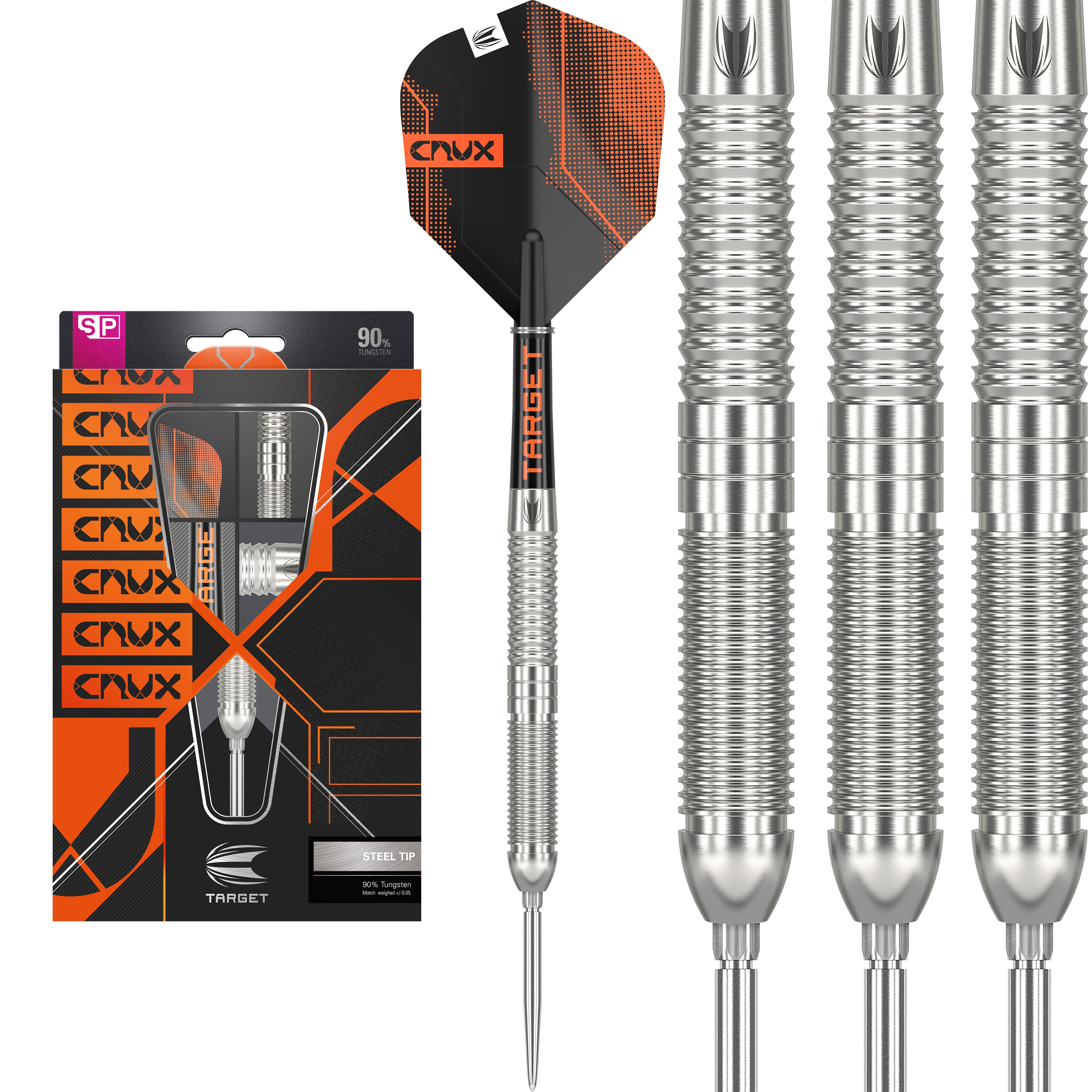 Target CRUX 01 - 90% Tungsten Darts - Swiss Point - 22g 23g 24g