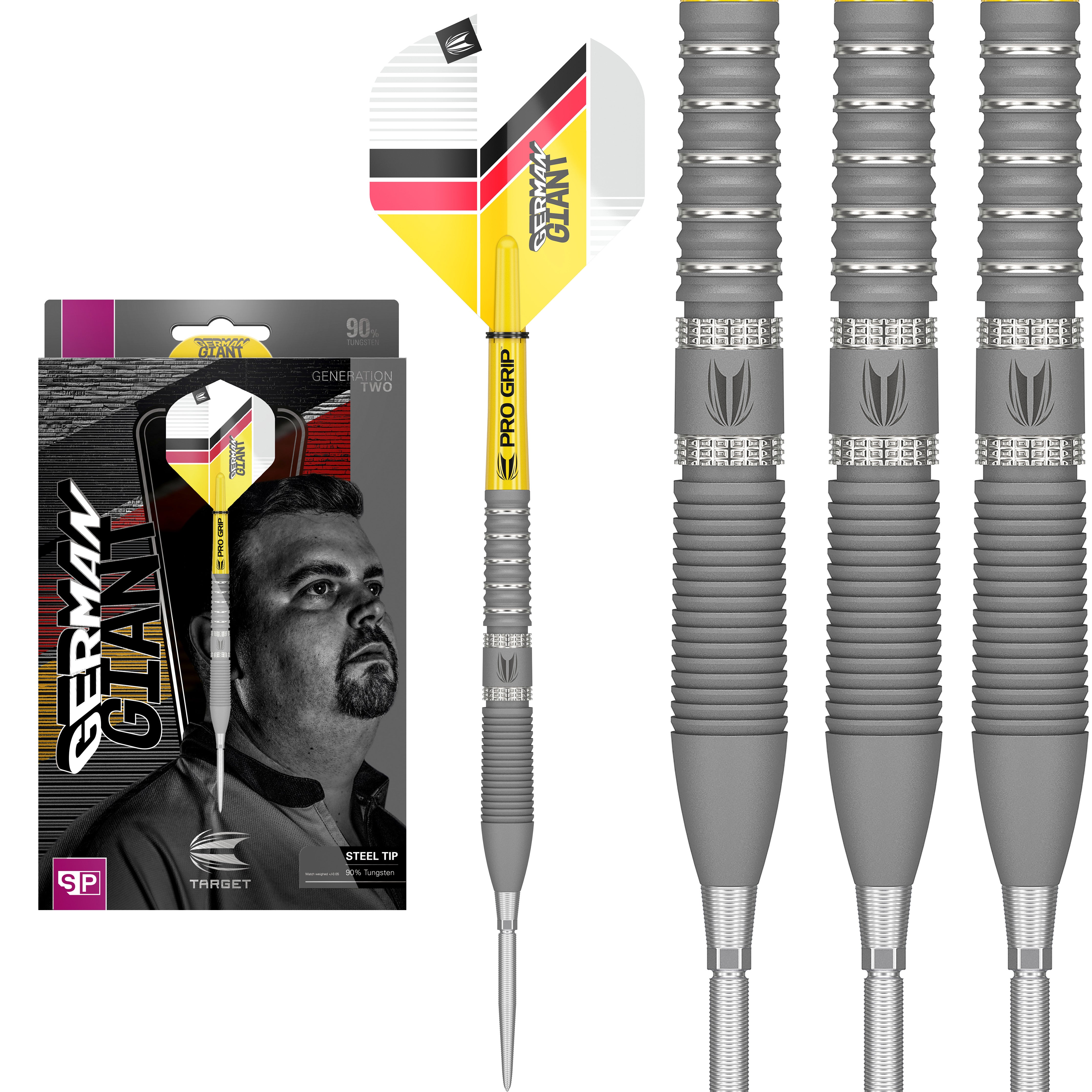 Target Gabriel Clemens - The German Giant - G2 - 90% Tungsten Darts -