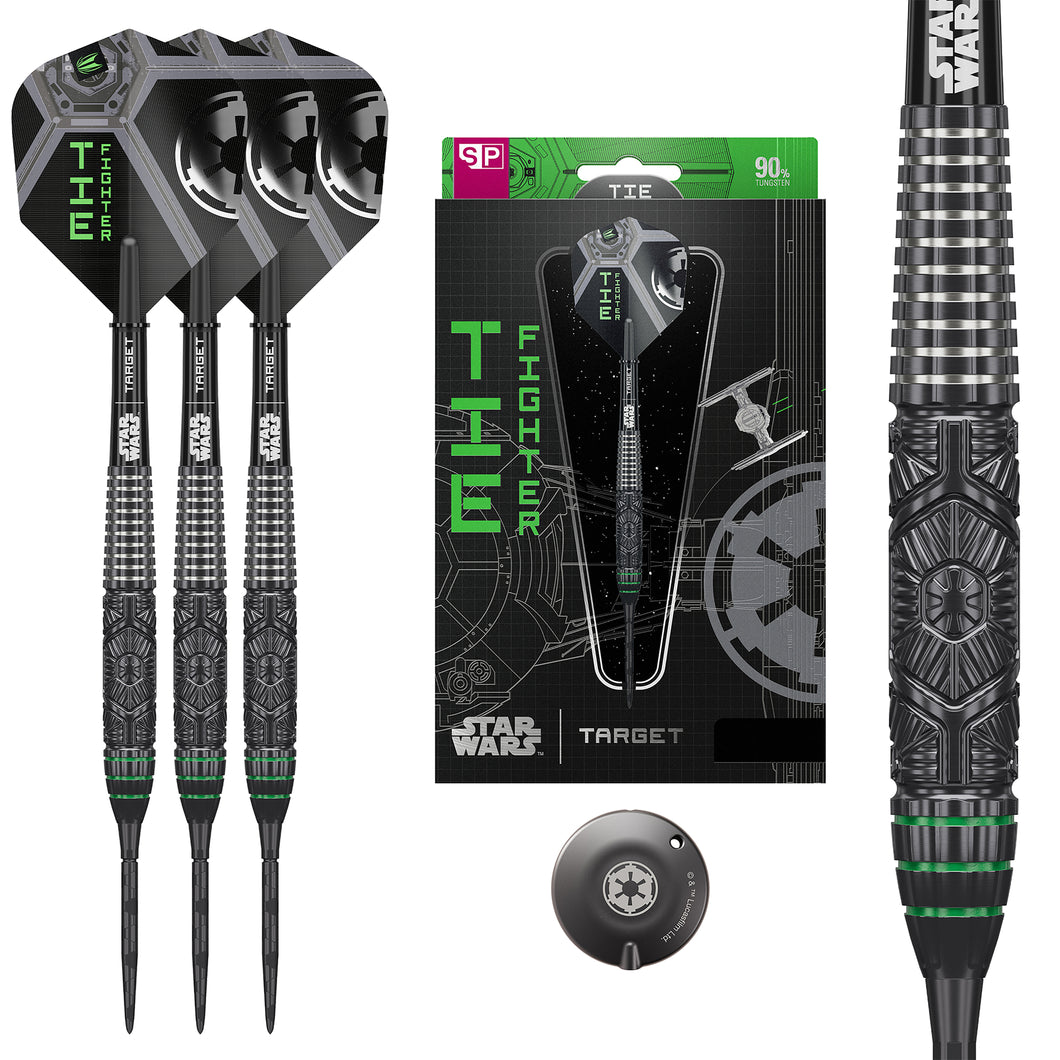Target Star Wars Tie Fighter - 90% Tungsten - SP - Steel Tip Darts - 23g 24g 25g