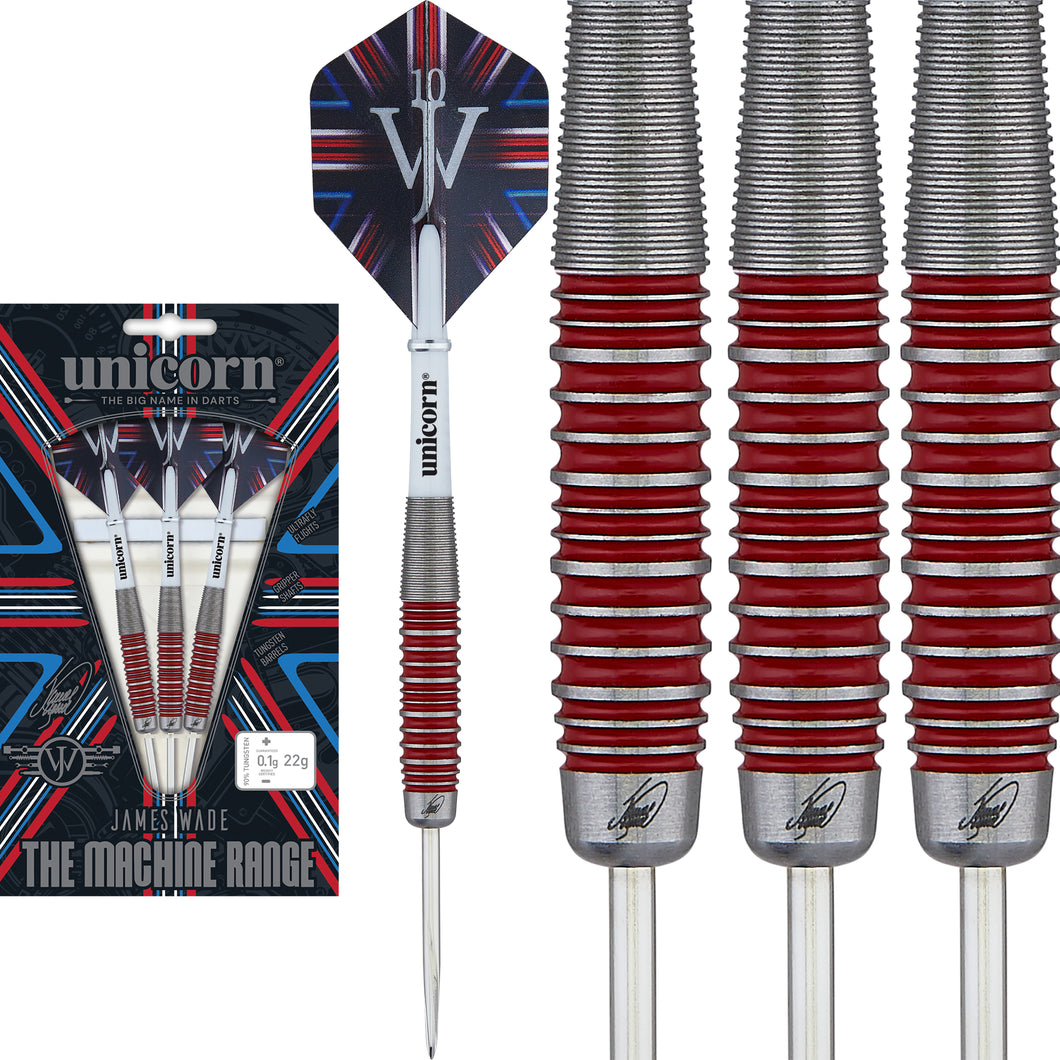 Unicorn James Wade - The Machine - 90% Tungsten Darts - 22g 24g 26g