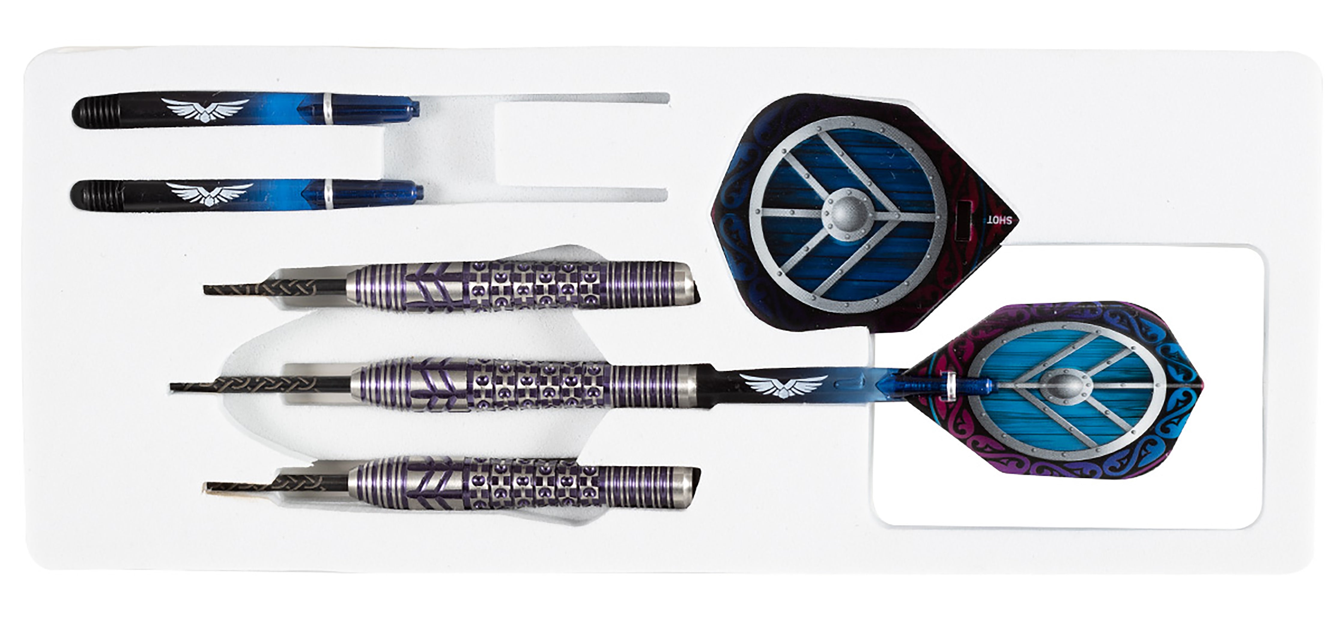 Shot Viking Shield-Maiden -  Steel Tip Darts - 90% Tungsten - 23g 24g 25g 27g