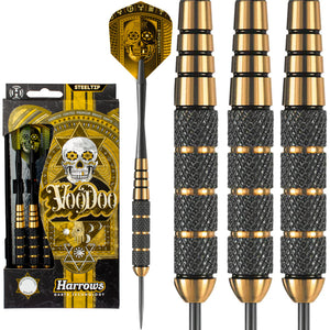 Harrows Voodoo Brass Steel Tip Darts - 25g 27g
