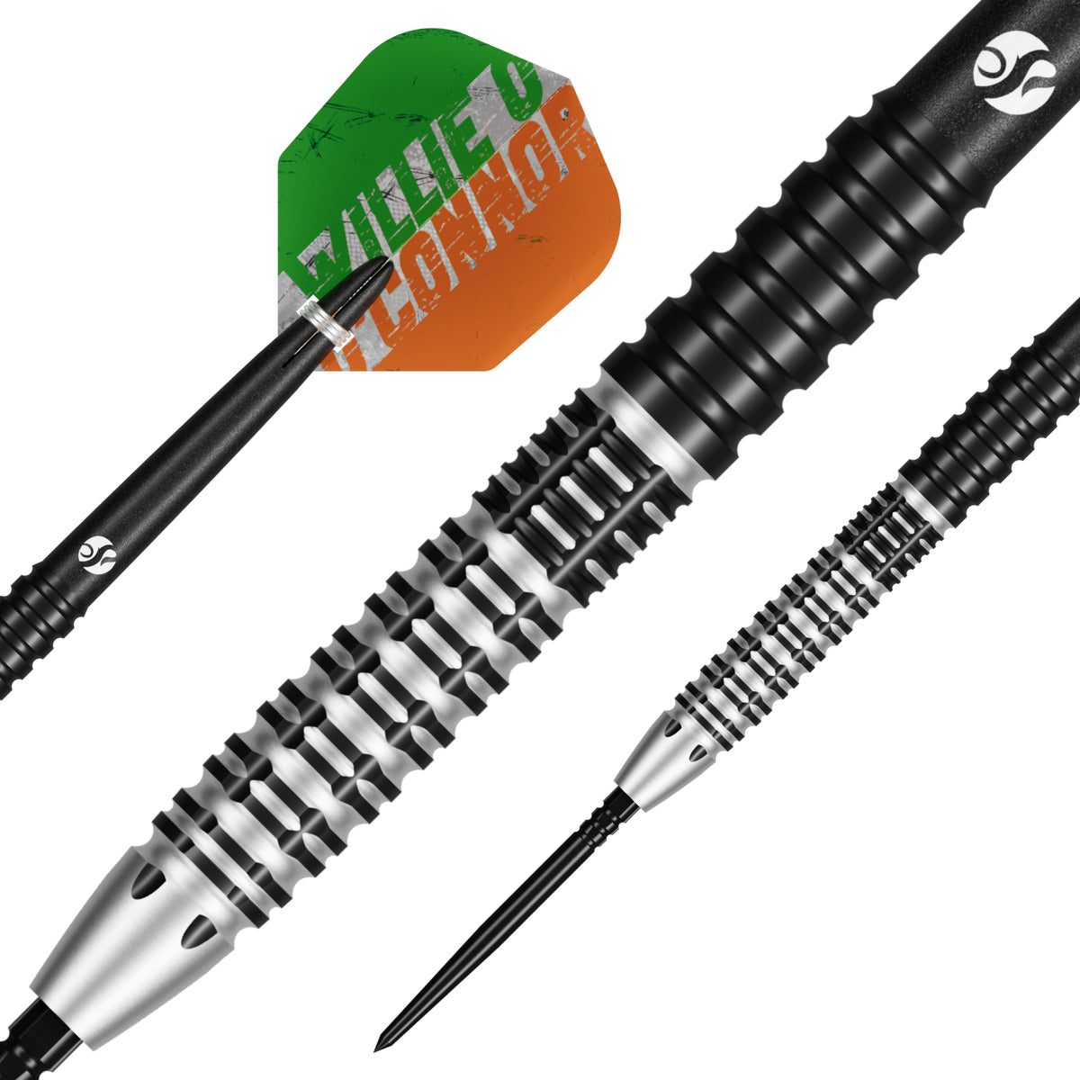 Shot Pro Series Willie O'Connor - Magpie - Steel Tip Dart Set - 90% Tungsten - Turbo Point - 23g 24g