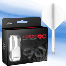 Mission Force 90 - New Moulded Flight & Shaft System - Standard No2 - White