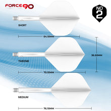 Mission Force 90 - New Moulded Flight & Shaft System - Standard No2 - White