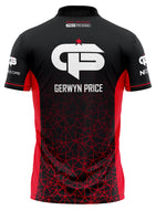 Red Dragon - Gerwyn Price - Iceman - Signature Red-  Polo Dart Shirt - Small to 3XL