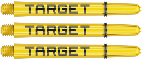 Target - Pro Grip Tag - Dart Shafts - Black & Yellow - 3 Sets included