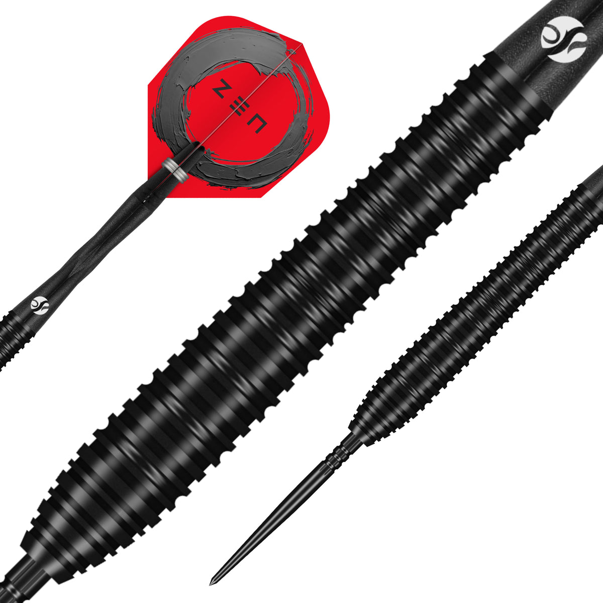 Shot Zen Missile - Torpedo - Steel Tip Dart Set - 90% Tungsten - Turbo Point - 23g 24g 26g