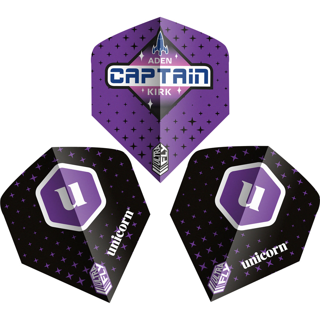 Unicorn Ultrafly.100 - Aden 'Captain' Kirk Dart Flights - Big Wing Shape