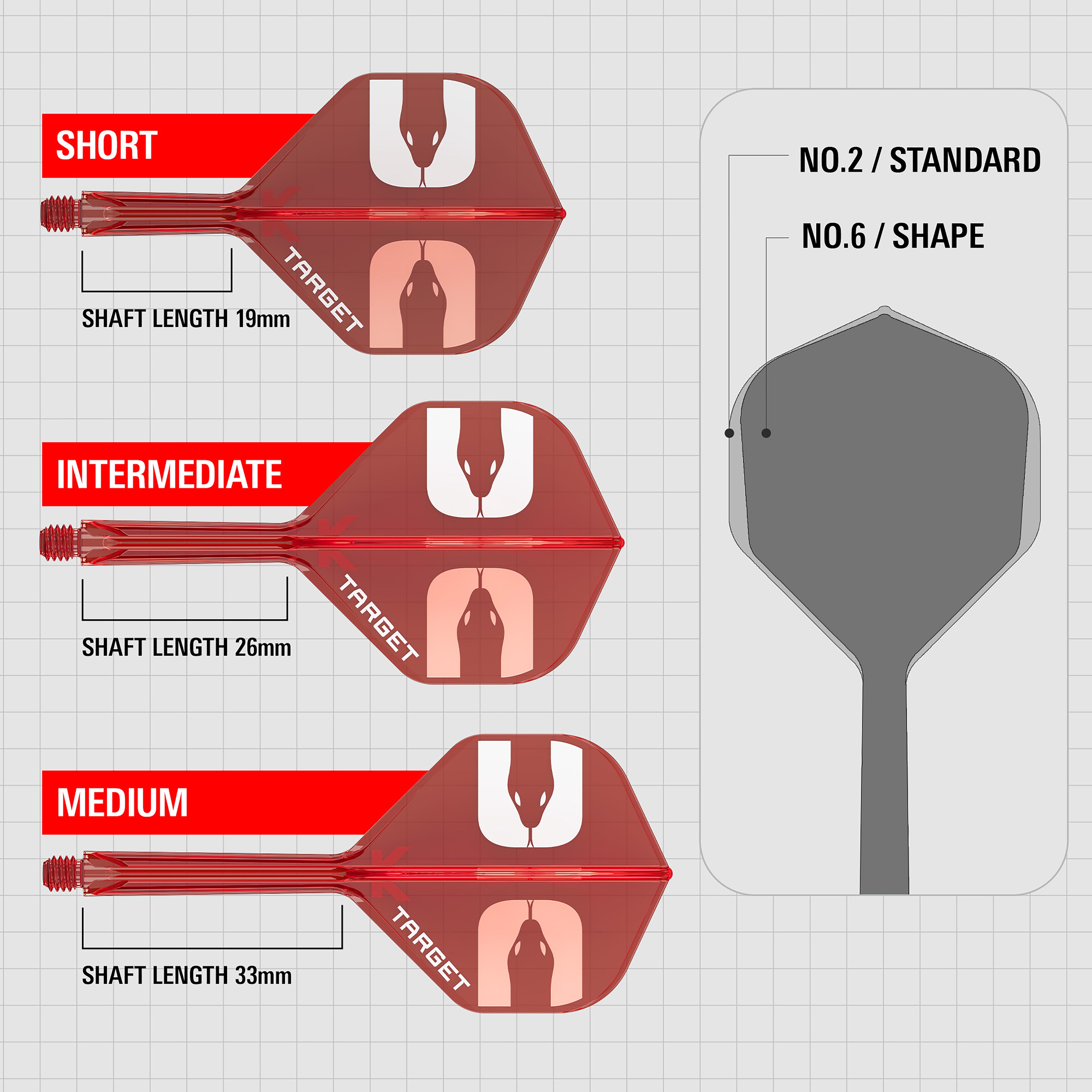 Target K-Flex Flights - Nathan 'The Asp' Aspinall - No2 Shape