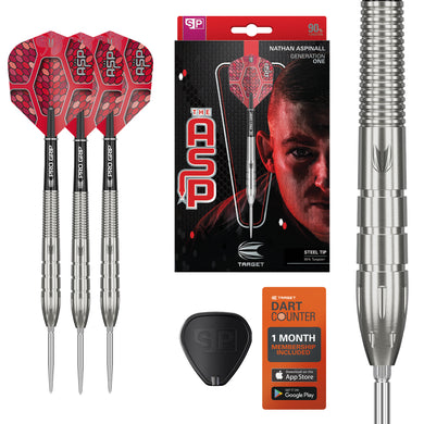 Target Nathan 'The Asp' Aspinall - G1 - 90% Tungsten Darts - Swiss Point - 22g 24g 26g