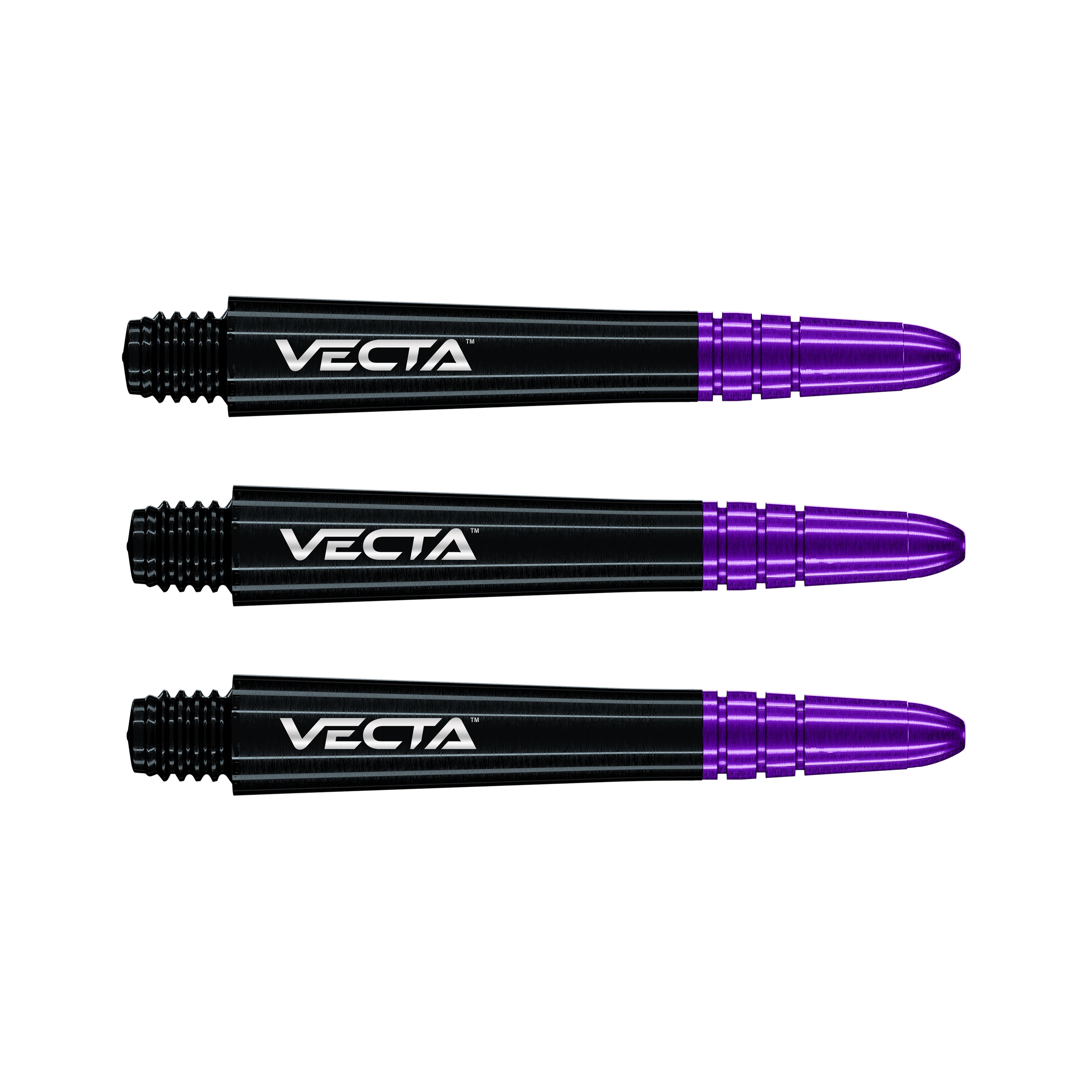 Winmau Vecta Dart Shafts - Black & Purple