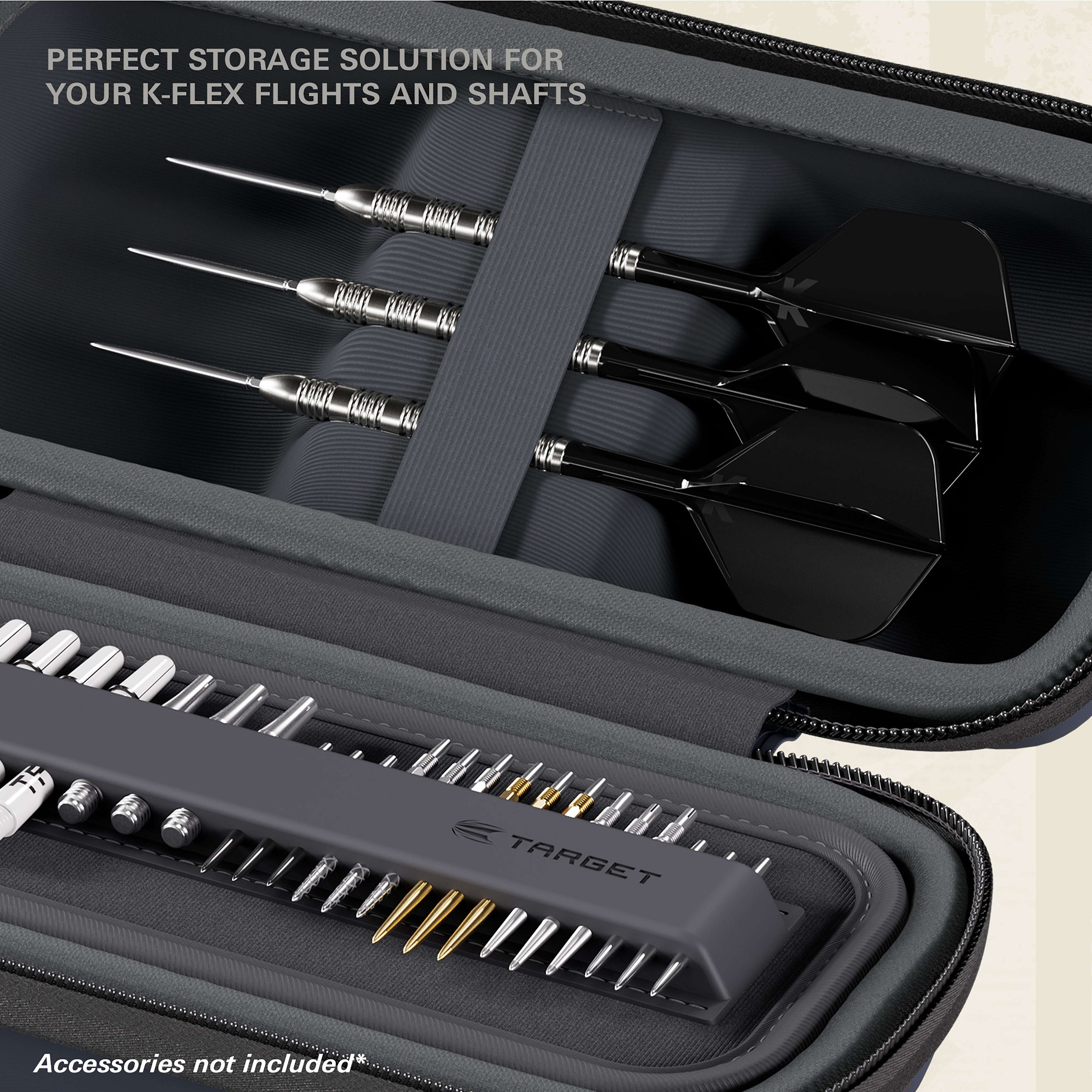 Target Boa Dart Case - Navy & Dark Grey