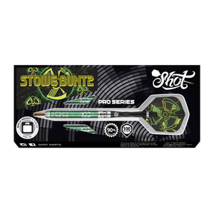 Shot Pro Series - Stowe Buntz V2 - Steel Tip Dart Set - 90% Tungsten - 23g