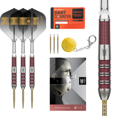 Target Stephen 'The Bullet' Bunting - 95k - 95% Tungsten Steel Tip Darts - SP - 18g 22g 23g