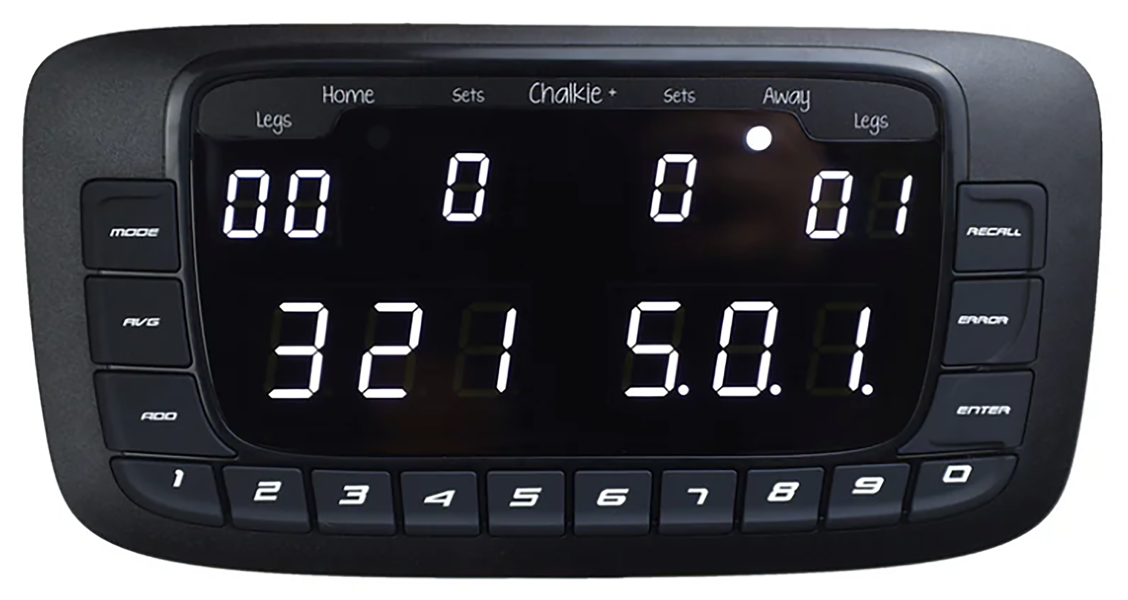 KeyGlory Chalkie+ Black Edition Scoreboards - Dart Scorer - Electronic Scoring System