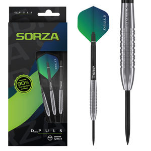 Bull's DPuls Sorza - 90% Tungsten - Steel Tip Darts - 24g