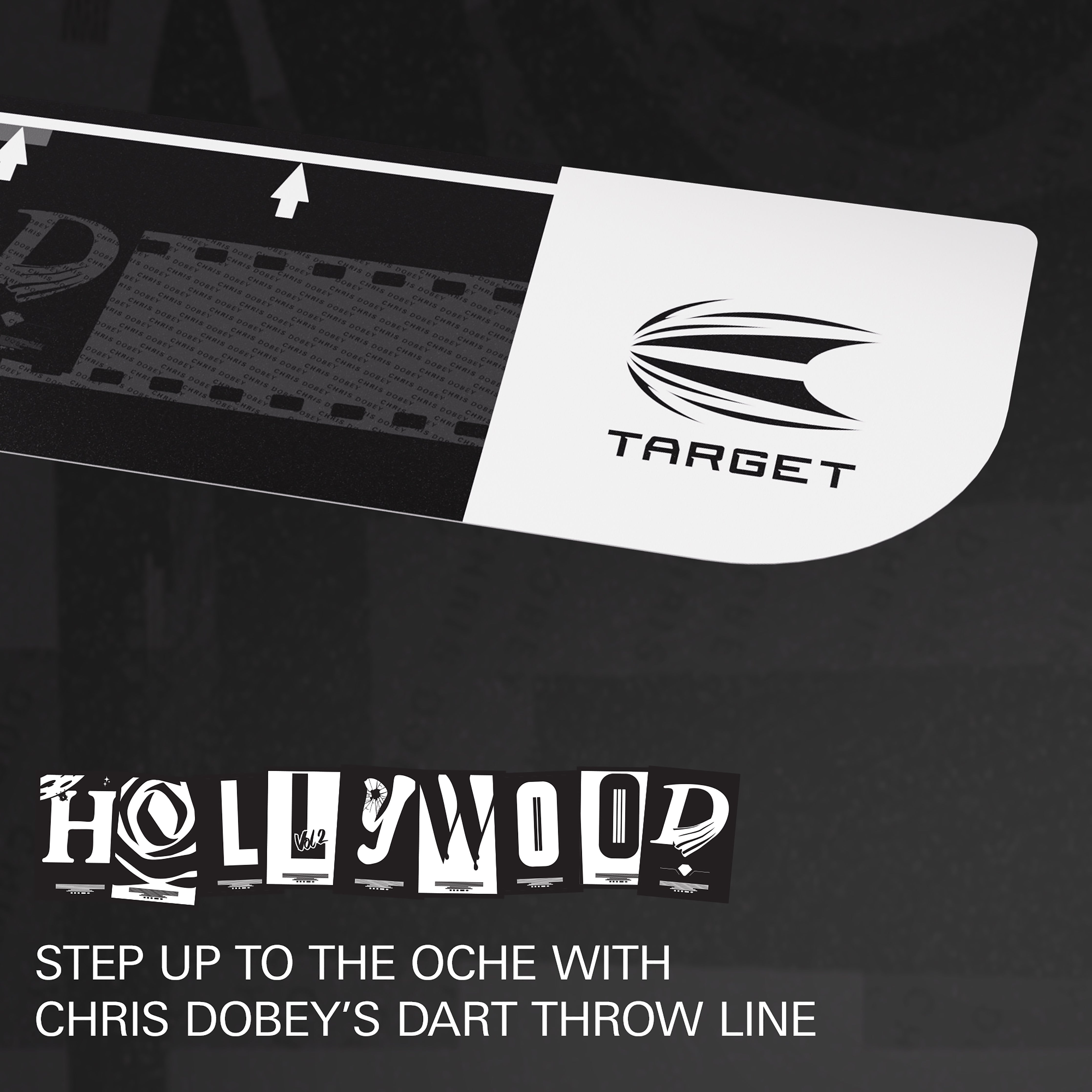Target Darts - Chris 'Hollywood' Dobey Throw Line