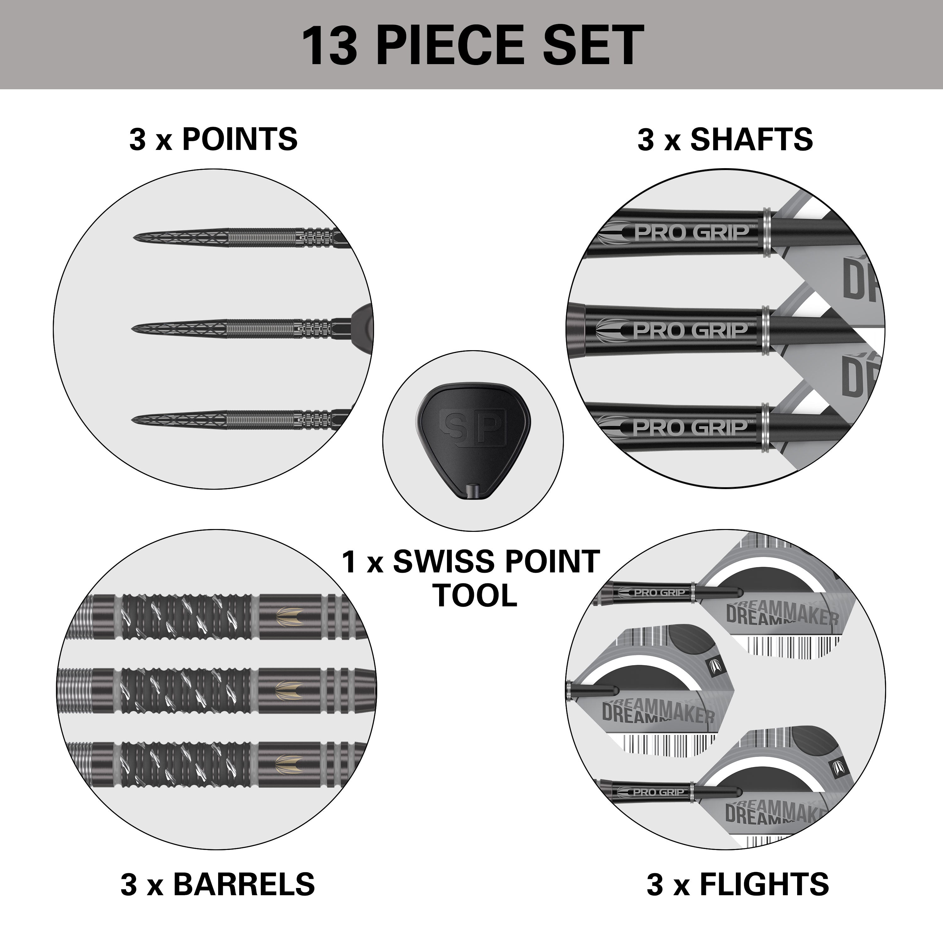 Target - Dimitri Van Den Bergh X Echo - 90% Tungsten Darts - Swiss - 2