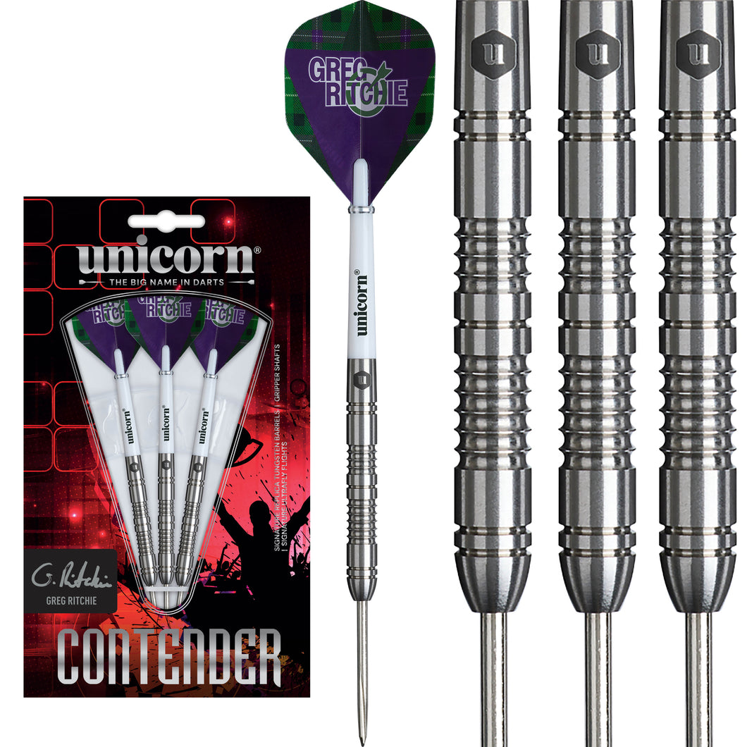 Unicorn Greg Ritchie Contender - 95% Tungsten Darts - 23g