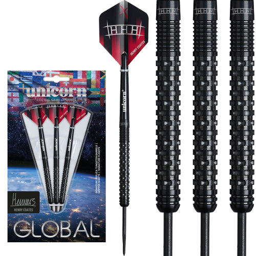 Unicorn Henry 'Treble H' Coates Phase 2 Global - 90% Tungsten Darts - 22g